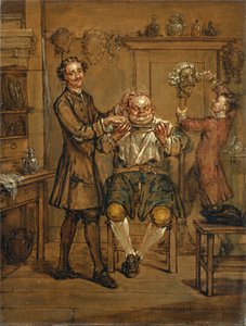 Le barbier - Marcellus Laroon the Younger
